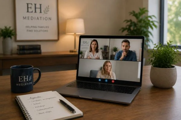child access mediation Paignton online meeting.